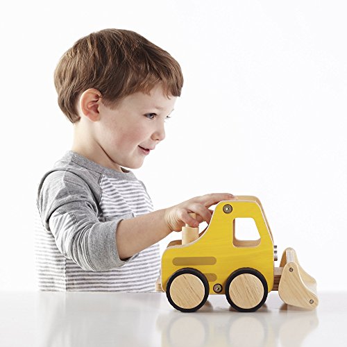 Guidecraft Plywood Front Loader - Construction Vehicle Kids Toy