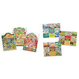 Melissa & Doug Puffy Sticker/Sticker Pad Set 6-pack - Farm/Safari/Chipmunk/Jungle/Farm/Under The Sea