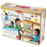 Melissa & Doug School Time Play Set +Free Scratch Art Mini-Pad Bundle (8514)