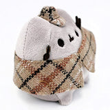 GUND Pusheen Detective Stuffed Plush Backpack Clip, 4.5"