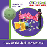 Everest Toys Crazy Forts, Glow in the Dark, 69 pieces