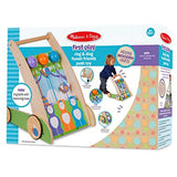 Melissa & Doug First Play Wooden Ring and Ding Forest Friends Push Toy with Bells