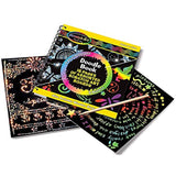 Melissa & Doug Scratch Art Doodle Pad with 16 Scratch-Art Boards and Wooden Stylus with Gift Cards