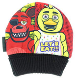 Five Nights at Freddy's Fazbear's Pizza Four Panel Beanie Hat Cap Youth Size