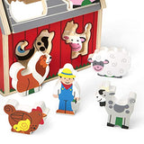 Melissa & Doug Take Along Sorting Barn