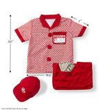 Melissa & Doug Server Role Play Costume Dress-Up Set with Realistic Accessories