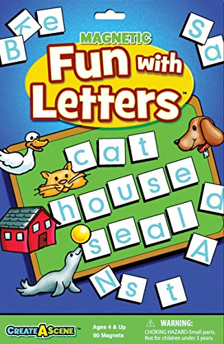 Magnetic Fun with Letters