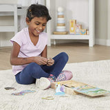 Melissa & Doug Ballerina and Fairy Magnetic Dress-Up Double-Sided Wooden Doll and Swan Pretend Play Set (52 pcs)