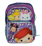 Disney Tsum Tsum Starry Girls 16" Backpack (One size, Purple/Multi)