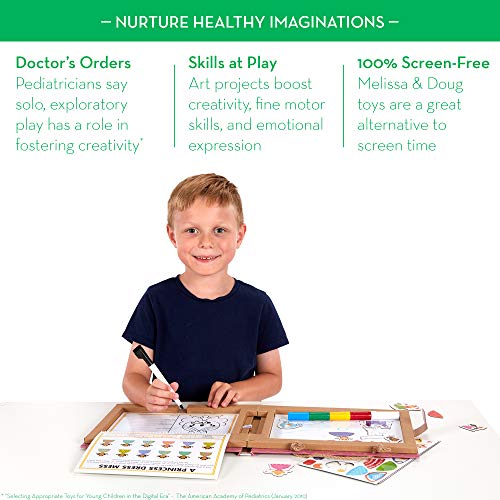 Melissa & Doug Natural Play: Play, Draw, Create  Princesses