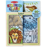 Melissa & Doug Safari: Stained Glass Made Easy Series + FREE Scratch Art Mini-Pad Bundle [94368]