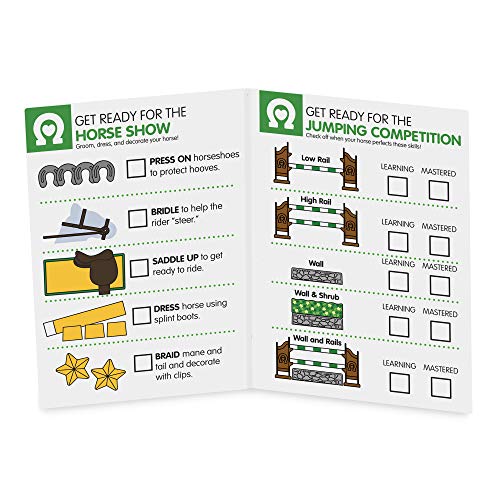 Melissa & Doug Train & Jump Horse Show Play Set with Plush Stuffed Animal (25 Pieces)