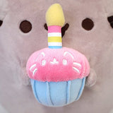 Enesco Pusheen Birthday Mug bundle with 10.5" Cupcake Plush
