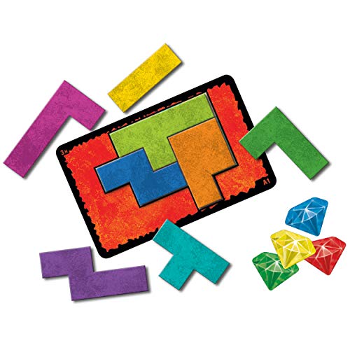 Ubongo Fun-Size Edition - A Kosmos Game from Thames & Kosmos | Geometric Puzzle Game for Kids & Families | for Ages 7+, Portable Format