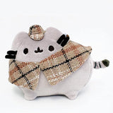 GUND Pusheen Detective Stuffed Plush Backpack Clip, 4.5"