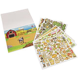 Melissa & Doug Reusable Sticker Pad 3 Pack My Town, Farm, Adventure, Multicolor