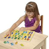 Melissa & Doug Numbers: 21-Piece Sound Puzzle + Free Scratch Art Mini-Pad Bundle