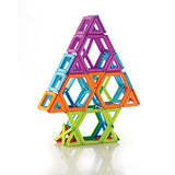Guidecraft PowerClix Frame Magnetic Building Blocks Set, 100 Piece Magnetic Tiles, Stem Educational Construction Toy
