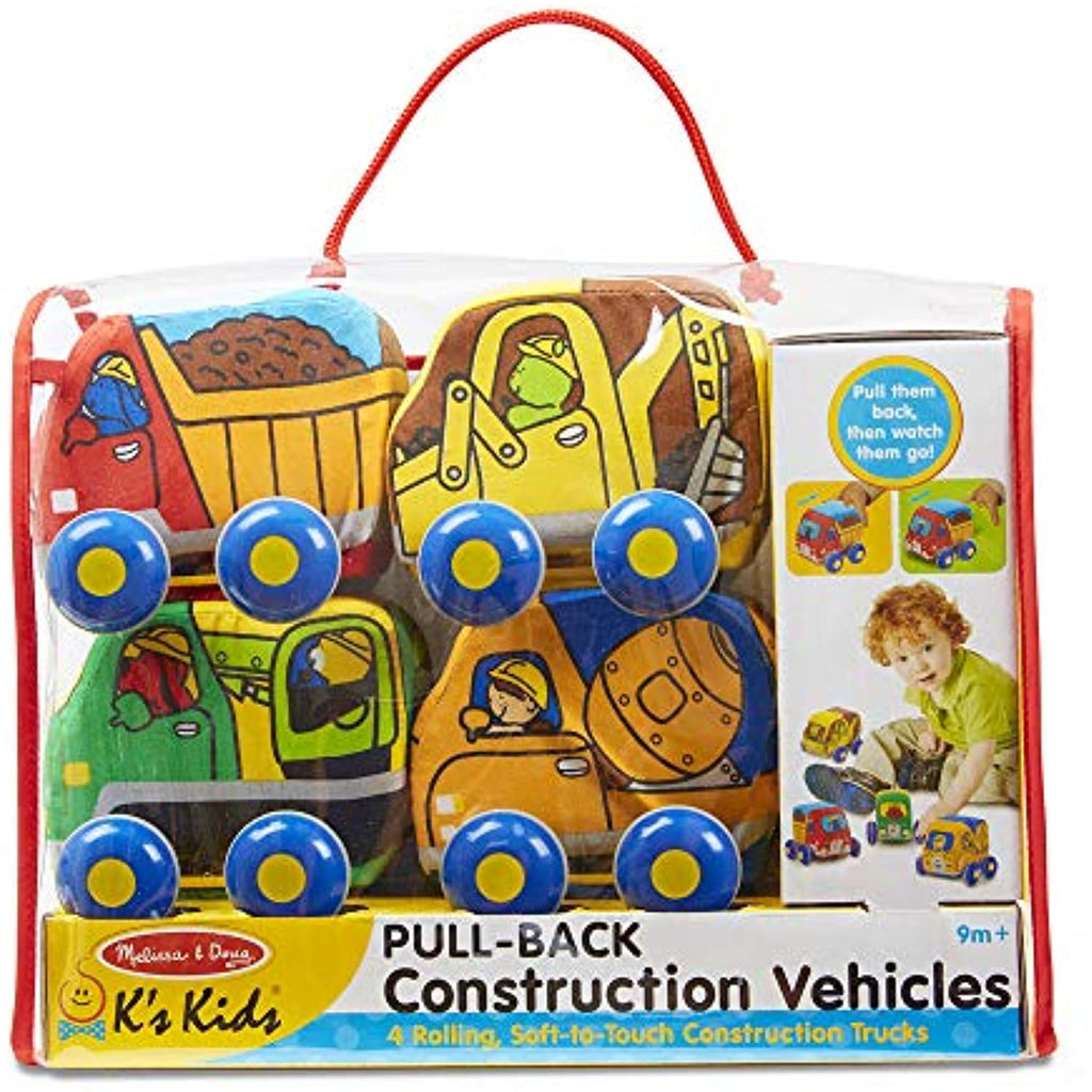 Melissa & Doug Pull-Back Construction Vehicles