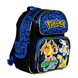 New Arrive 2015 Pokemon Pikachu Black & Blue 12 School Backpack
