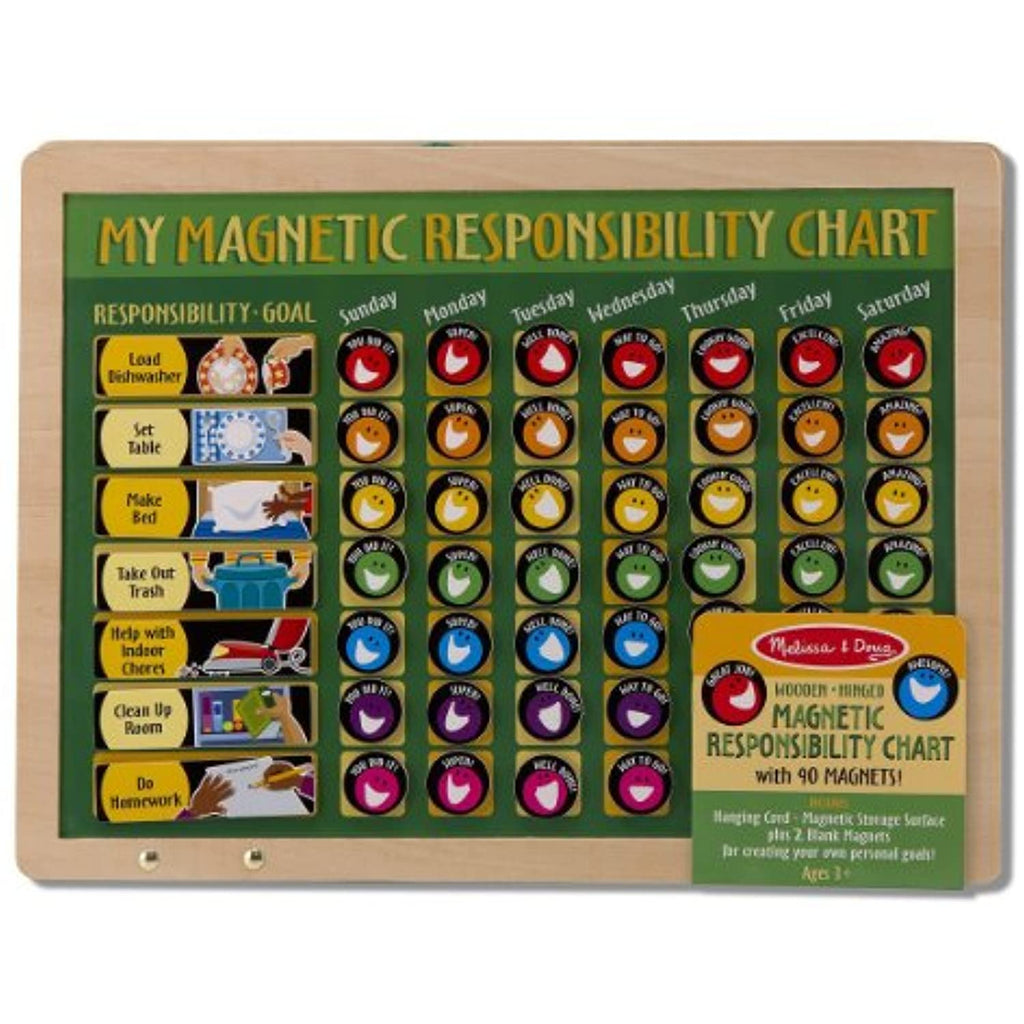 My Magnetic Responsibility Chart + FREE Melissa & Doug Scratch Art Mini-Pad Bundle [37891]
