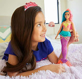 Barbie Dreamtopia Mermaid Doll, 12-inch, Teal and Pink Hair