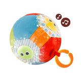 Yookidoo Musical Soft Play Baby Ball - Lights N Music Motion Activated Fun Baby Toy Ball (3m+)