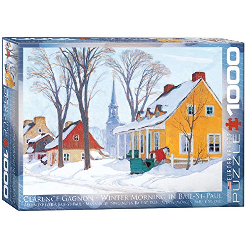 EuroGraphics Hiver Baie-Saint-Paul by Clarence Gagnon 1000-Piece Puzzle