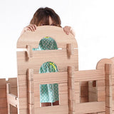 Guidecraft Notch Blocks Set 89 Piece Set G6110 - Indoor/Outdoor Block Play System