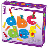 Lauri Tall-Stackers - Pegs a-z Pegboard Set (Lowercase)