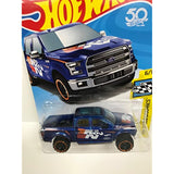 Hot Wheels 2018 50th Anniversary HW Speed Graphics '15 Ford F-150 81/365, Blue