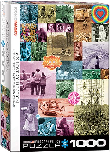 EuroGraphics 60s Love Collection by Baron Wolman 1000-Piece Puzzle