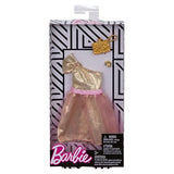 Barbie Fashions Complete Look Gold Gown with Pink Tulle Set