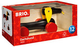 BRIO World - 30332 Pull Along Dachshund | The Perfect Playmate for Your Toddler