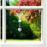 Woodstock Chimes BAFE Rainbow Makers Crystal Suncatcher, Birthstone Angel - February