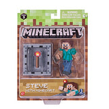Minecraft Steve with Minecart Figure Pack