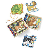 Melissa & Doug Lace & Trace Bundle - Pets & Farm Animals