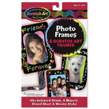 Melissa & Doug Photo Frames: Scratch Art Pack & 1 Scratch Art Mini-Pad Bundle (05808)