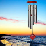 Encore Collection by Woodstock Chimes - The ORIGINAL Guaranteed Musically Tuned Chime, Chimes of Pluto - Silver