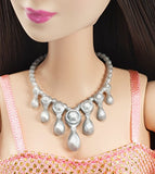 Barbie Glitz Doll, Coral Dress