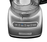 KitchenAid KFP0933CU 9-Cup Food Processor with Exact Slice System, Contour Silver