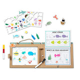 Melissa & Doug Natural Play: Play, Draw, Create Reusable Drawing & Magnet Kit  Ocean (42 Magnets, 5 Dry-Erase Markers)
