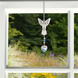 Woodstock Chimes Base Rainbow Makers Crystal Suncatcher, Birthstone Angel - September