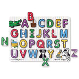 Melissa & Doug Wooden Peg Puzzle Bundle - Alphabet, Vehicles, Shapes