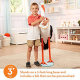 Melissa & Doug Lifelike Plush Stork Giant Standing Stuffed Animal (3+ Feet Tall, Great Gift for Girls and Boys - Best for 3, 4, 5 Year Olds and Up)