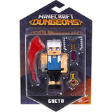 Bundle of 2 |Minecraft Dungeons Action Figure (Illager Royal Guard & Greta)