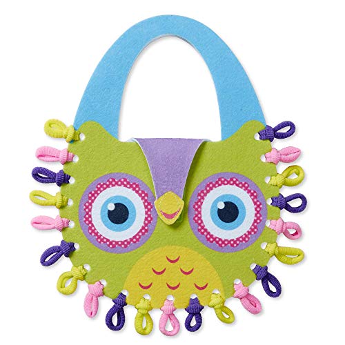 Melissa & Doug Loop It! Owl Tote Beginner Craft Kit