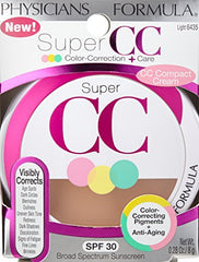 Physicians Formula Super CC Color-Correction and Care CC Compact Cream SPF 30, Light, 0.28 Ounce