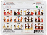 Bundle of 2 |Brictek Mini-Figurines (2 pcs Teacher/Student & 3 pcs Castle Sets)