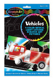 Melissa & Doug Scratch Art Color Reveal Light Catcher Pictures - Vehicles